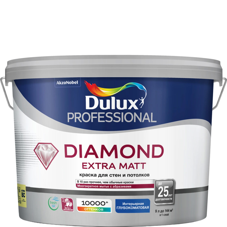 Краска Dulux Professional Diamond Extra Matt
