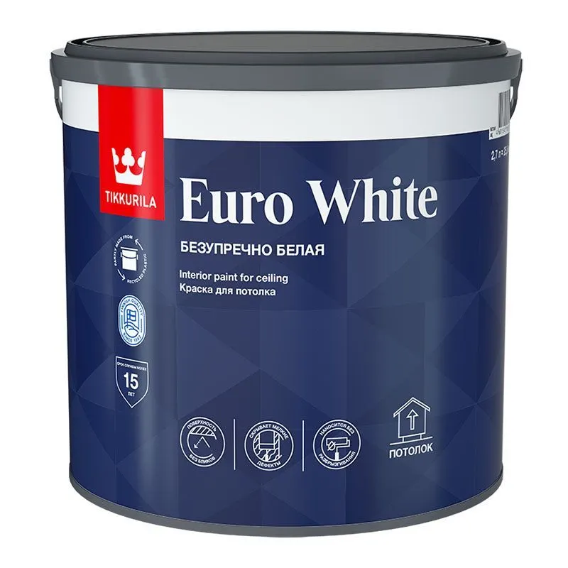 Краска Tikkurila Euro White