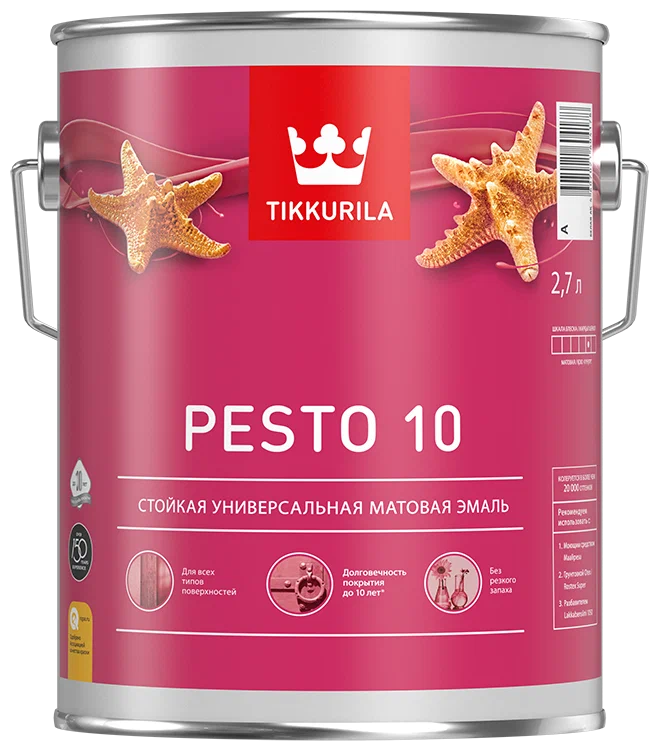Эмаль Tikkurila Pesto 10