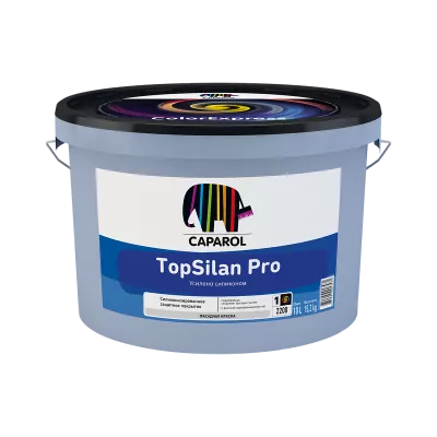 Специальная Фасадная Краска Усиленная Силиконом TopSilan Pro