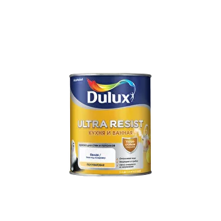 Краска Dulux Ultra Resist Кухня и ванная полуматовая