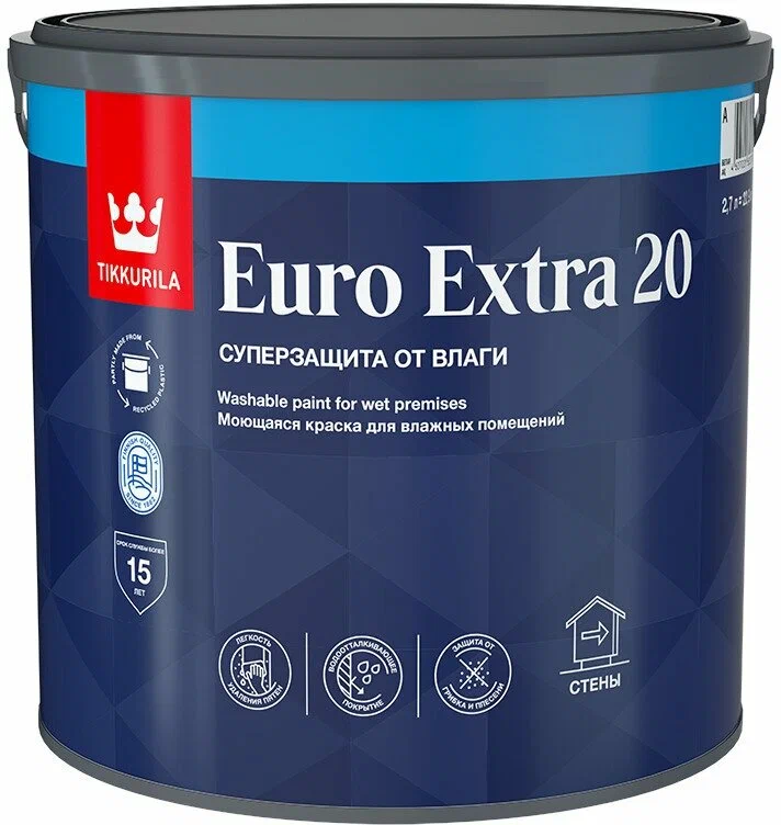 Краска Tikkurila Euro Extra 20