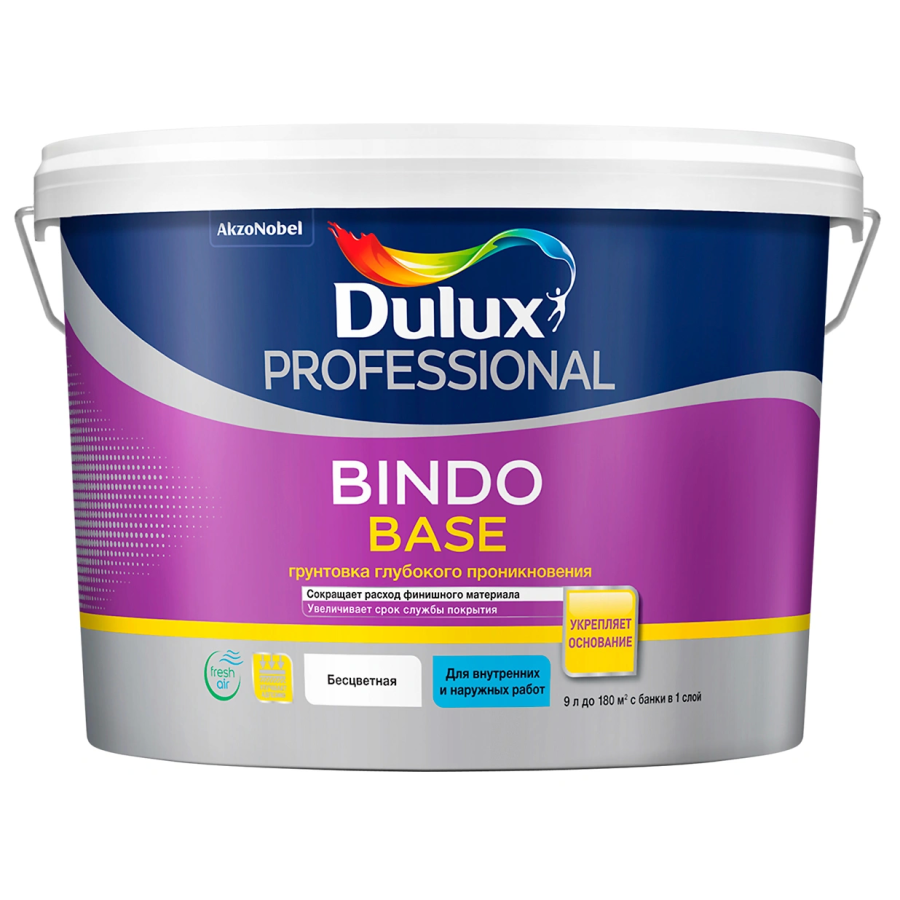 Грунтовка глубокого проникновения Dulux Bindo Base
